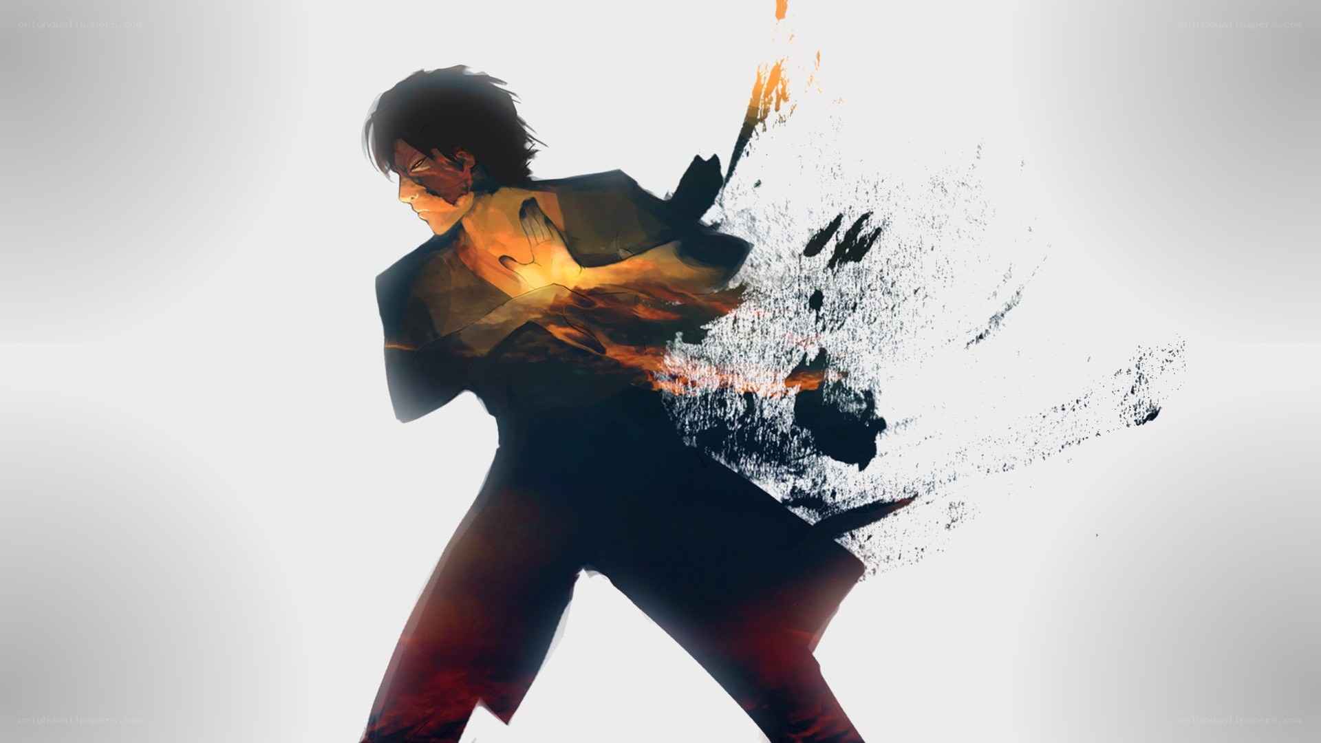 anime character in action pose
