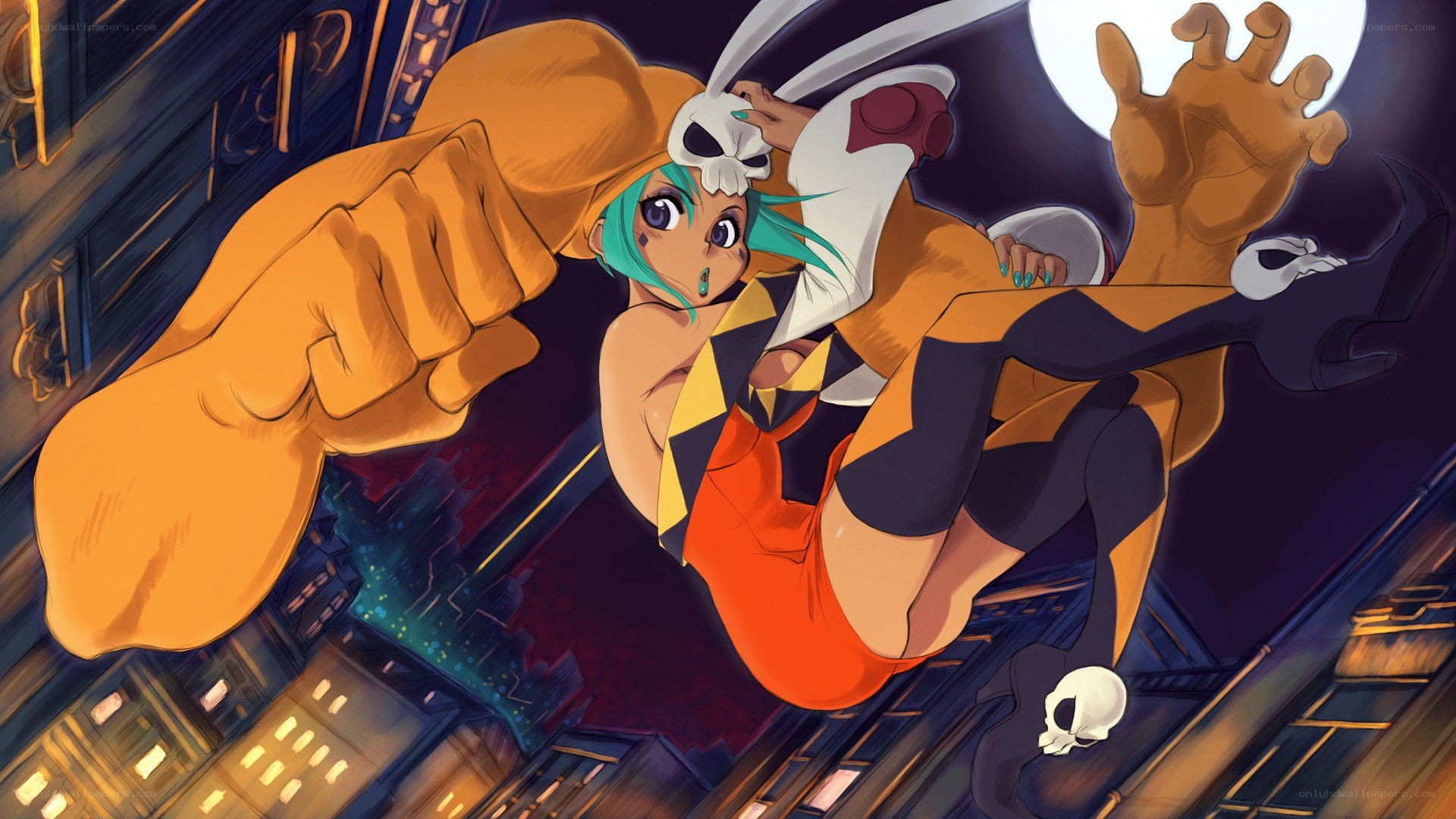 anime character in action pose