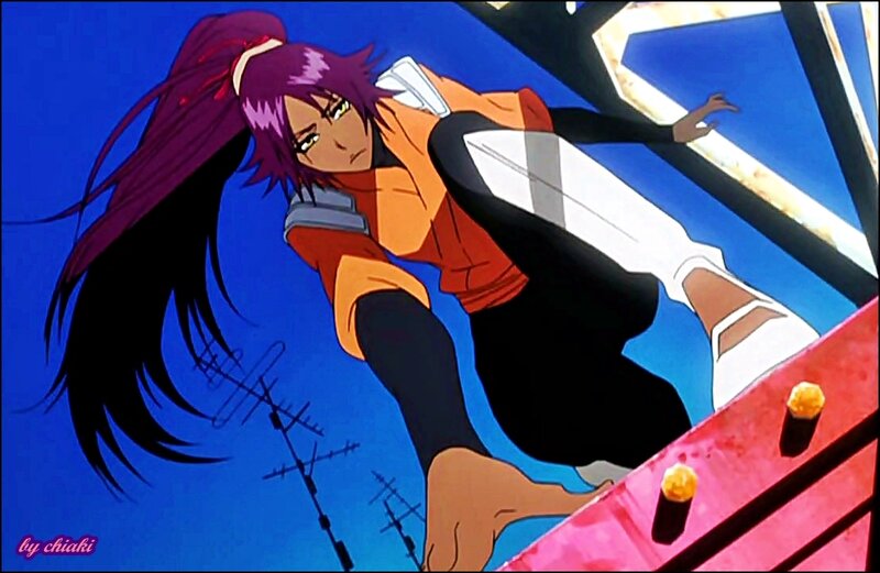 anime character in action pose