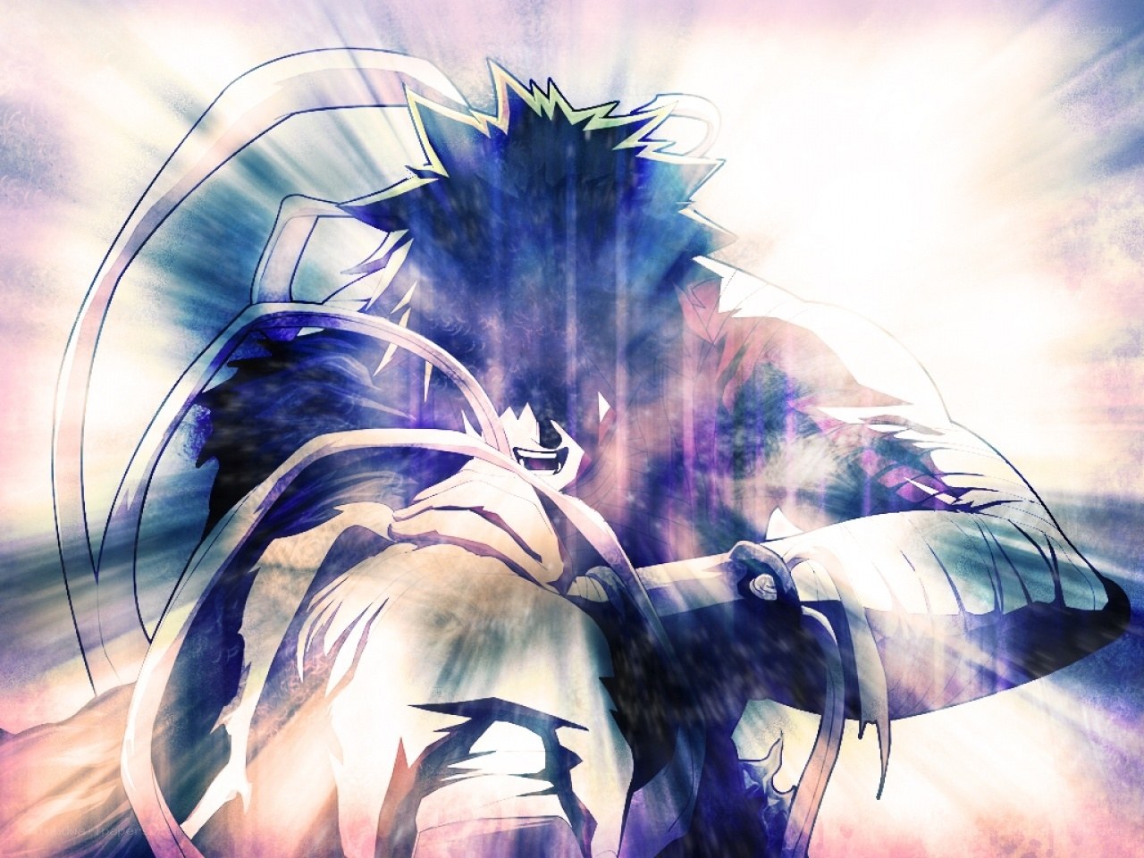 anime character in action pose
