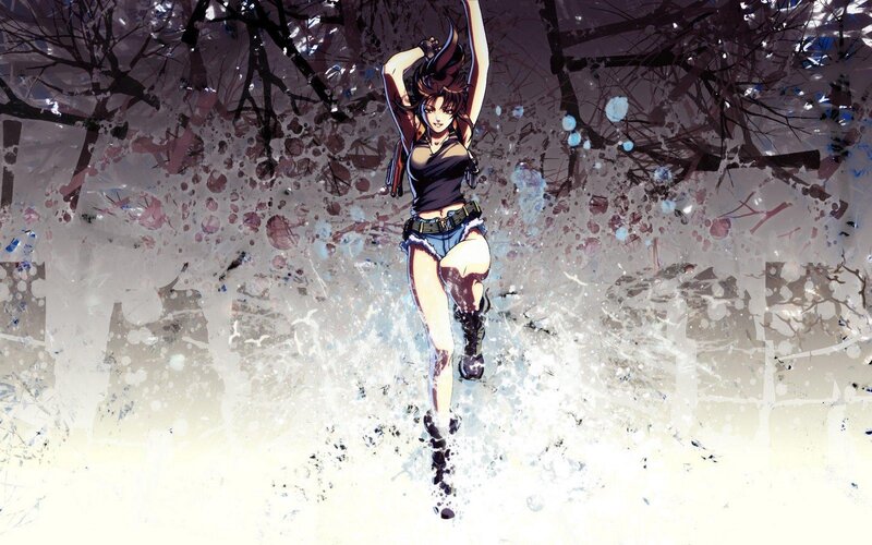 anime character in action pose