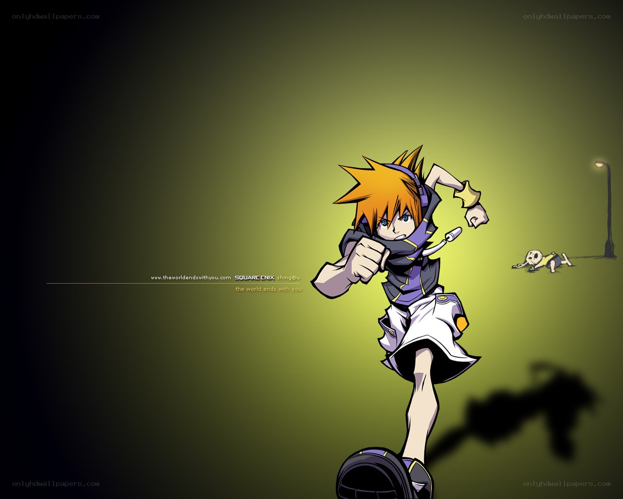 anime character in action pose