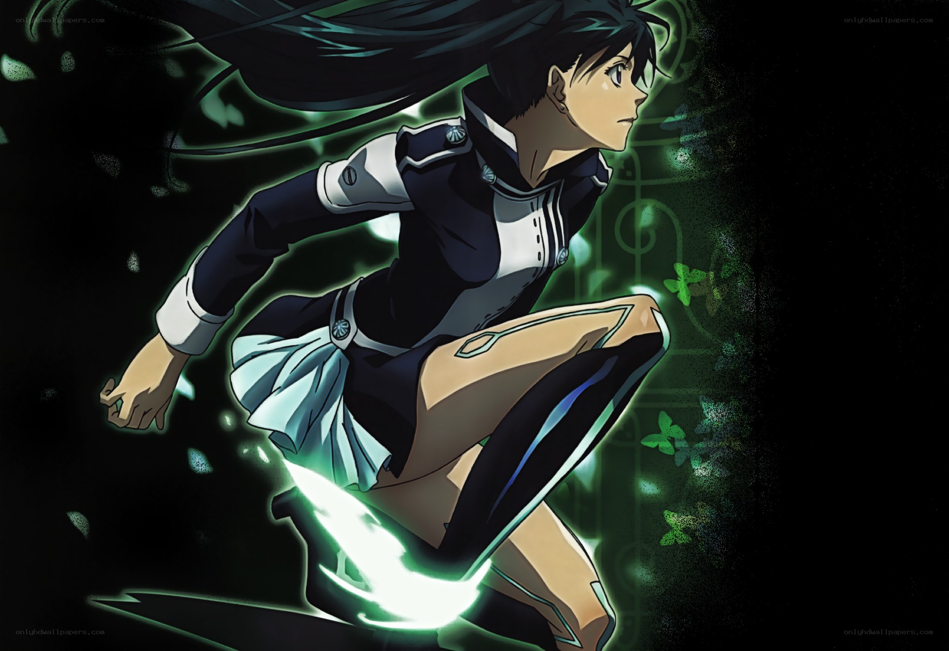 anime character in action pose