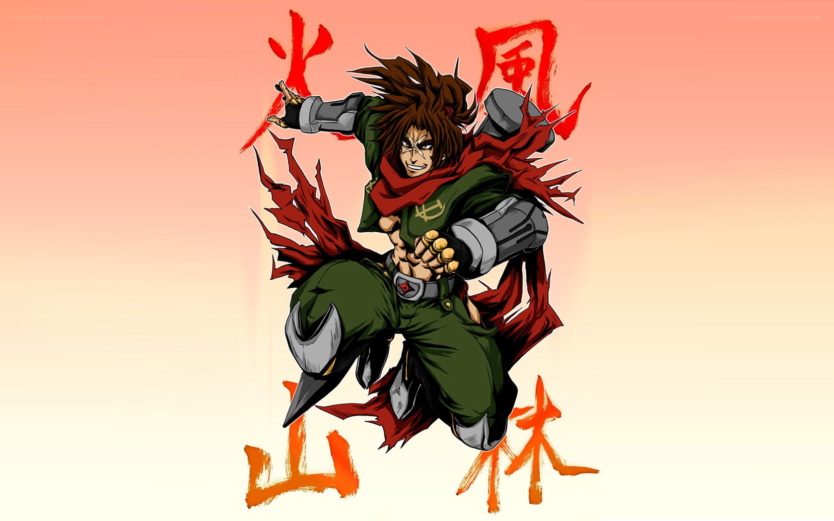 anime character in action pose