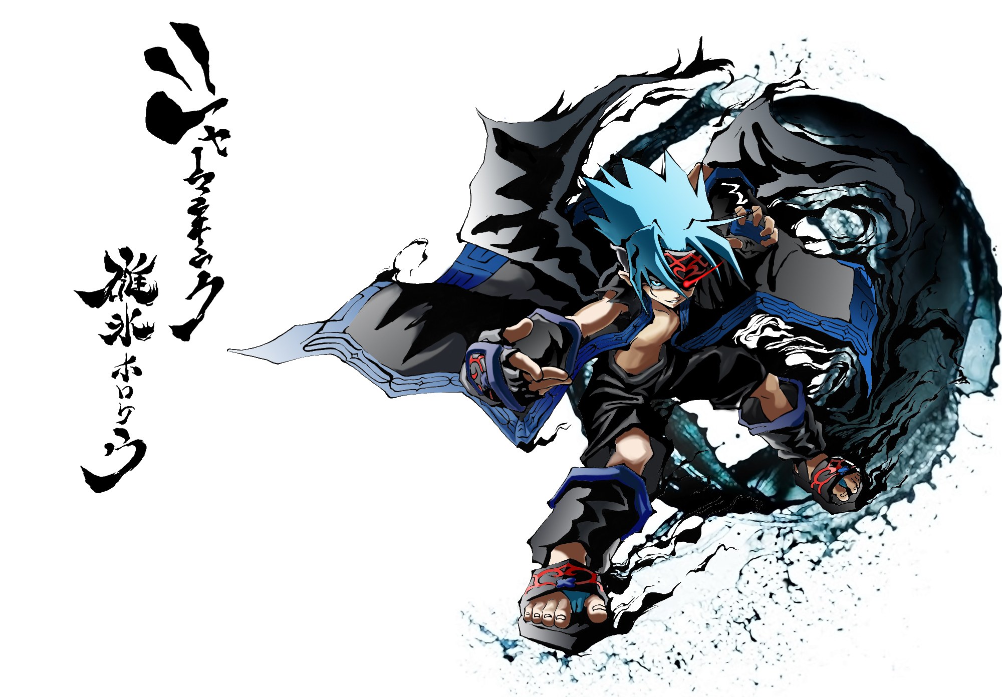 anime character in action pose