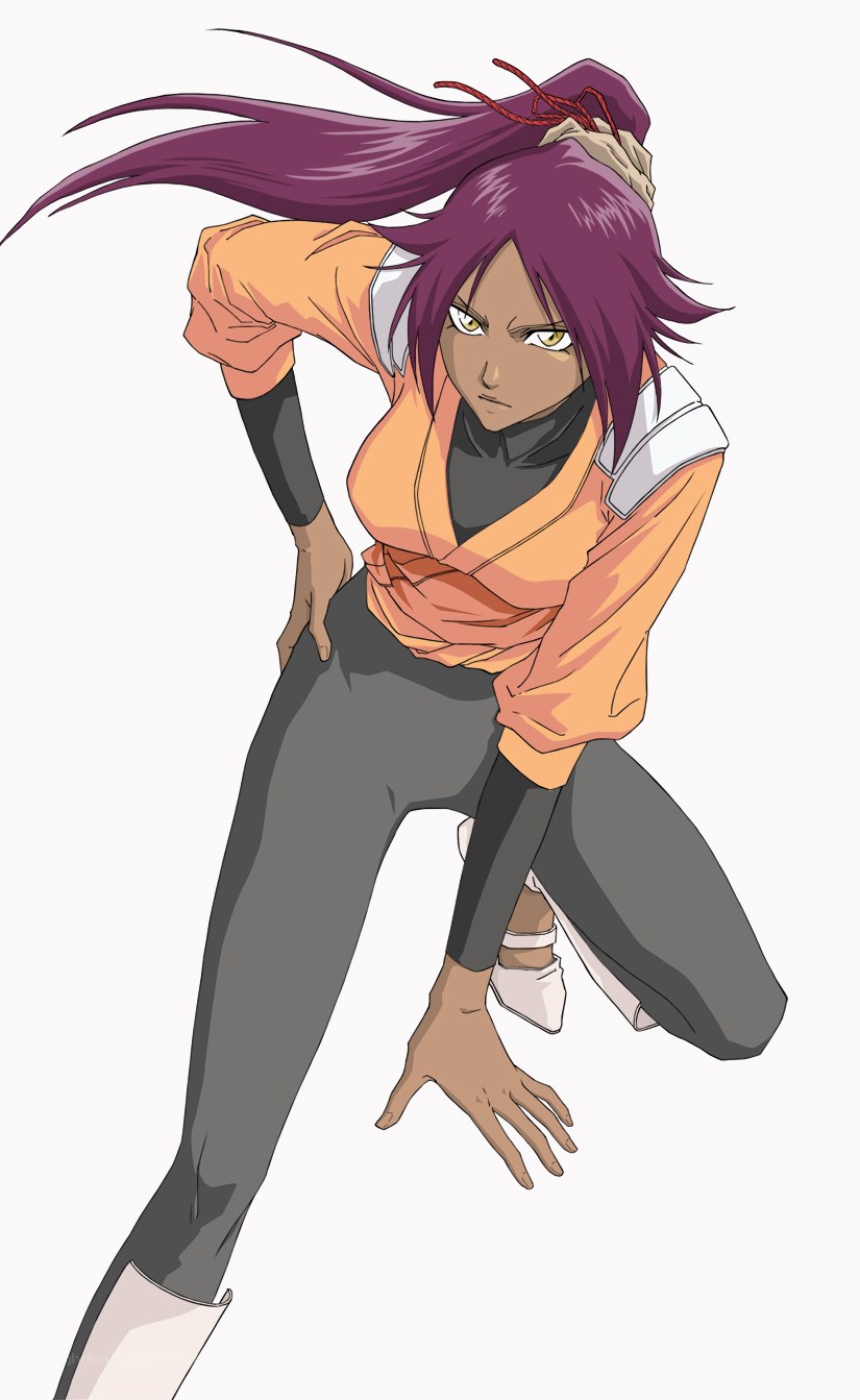 anime character in action pose