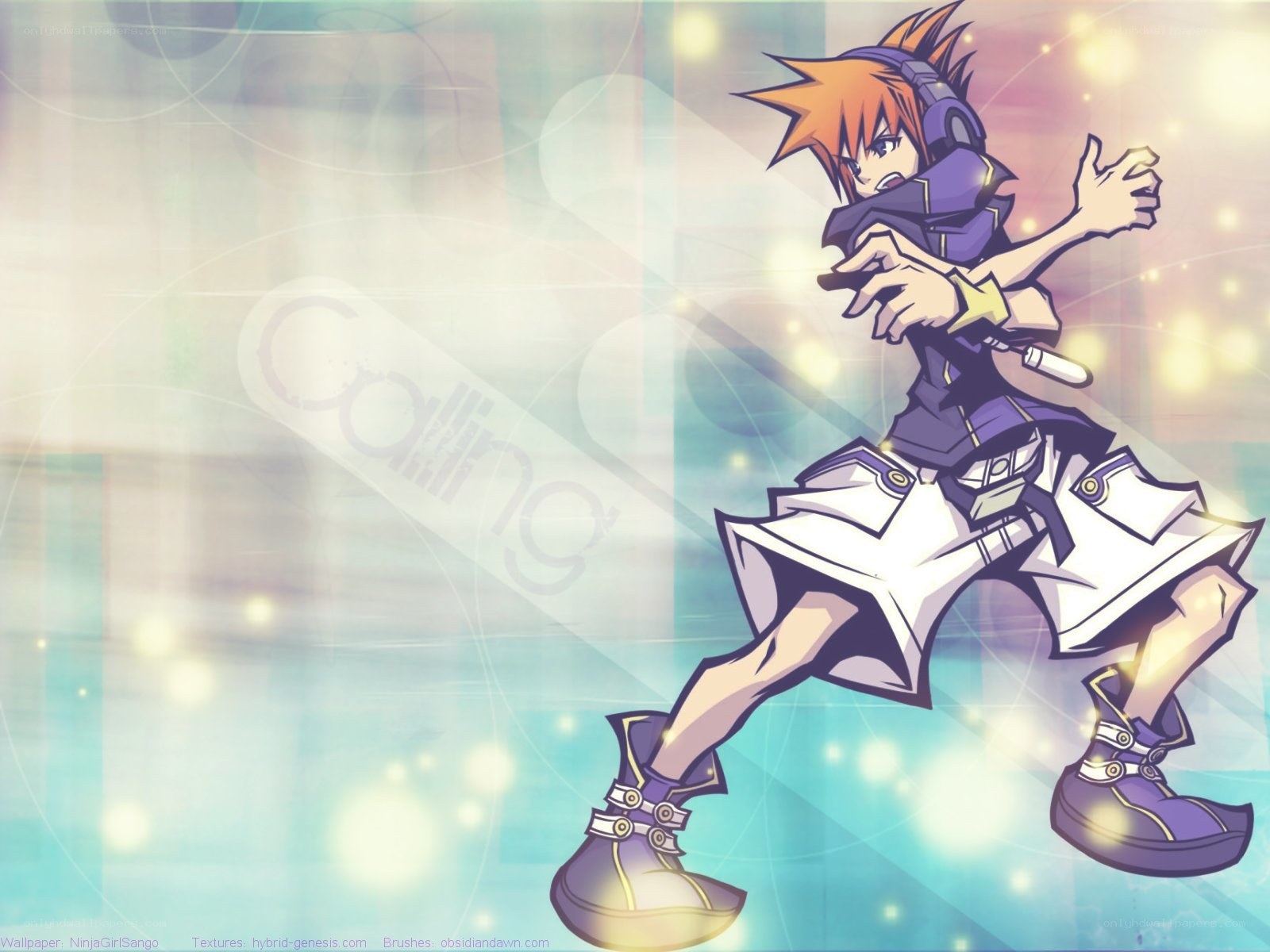 anime character in action pose