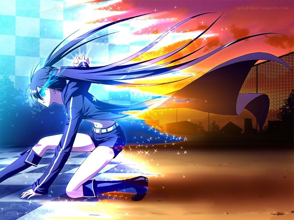 anime character in action pose
