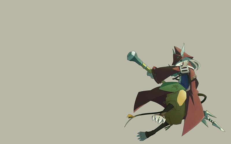 anime character in action pose