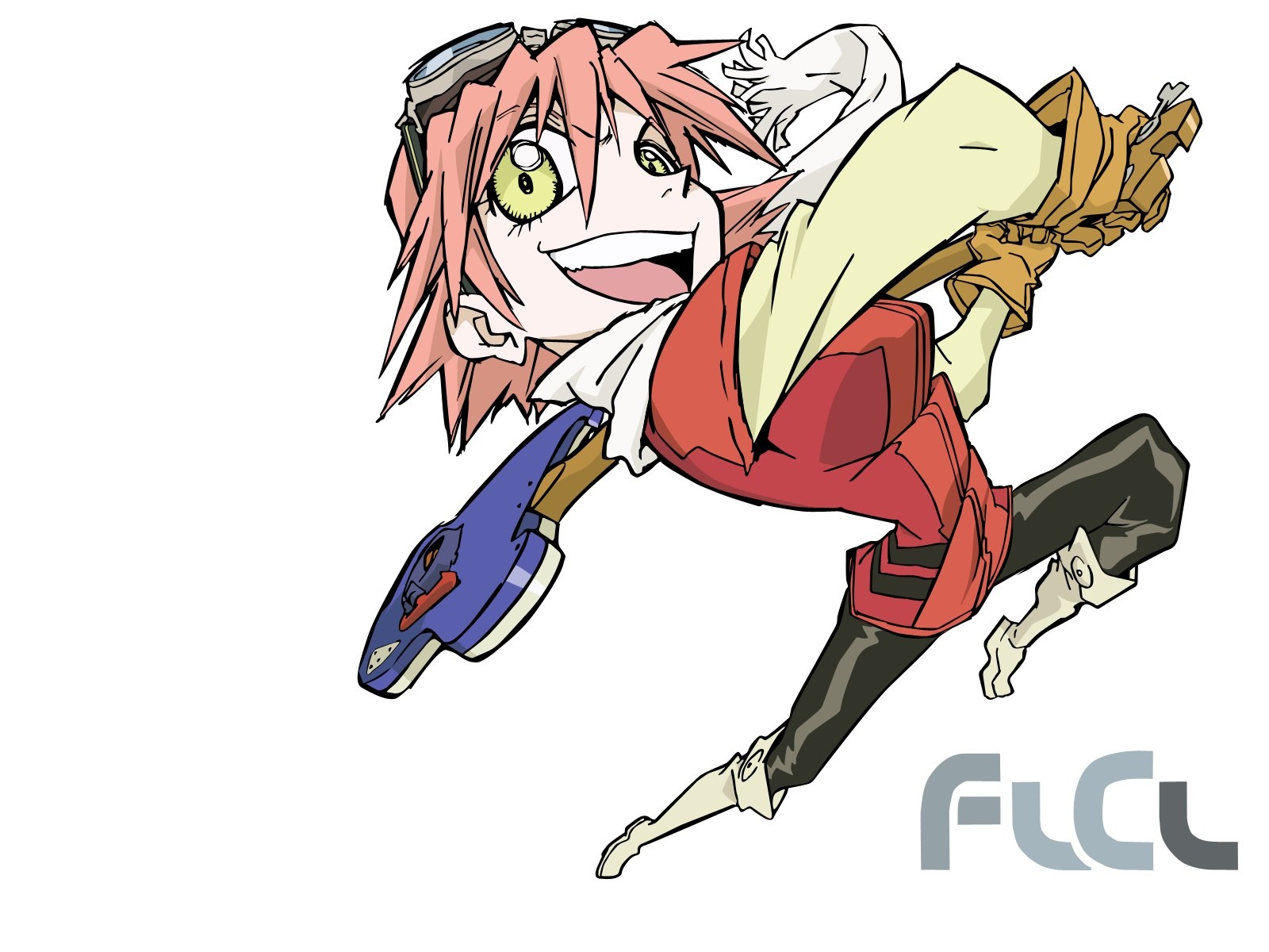 anime character in action pose