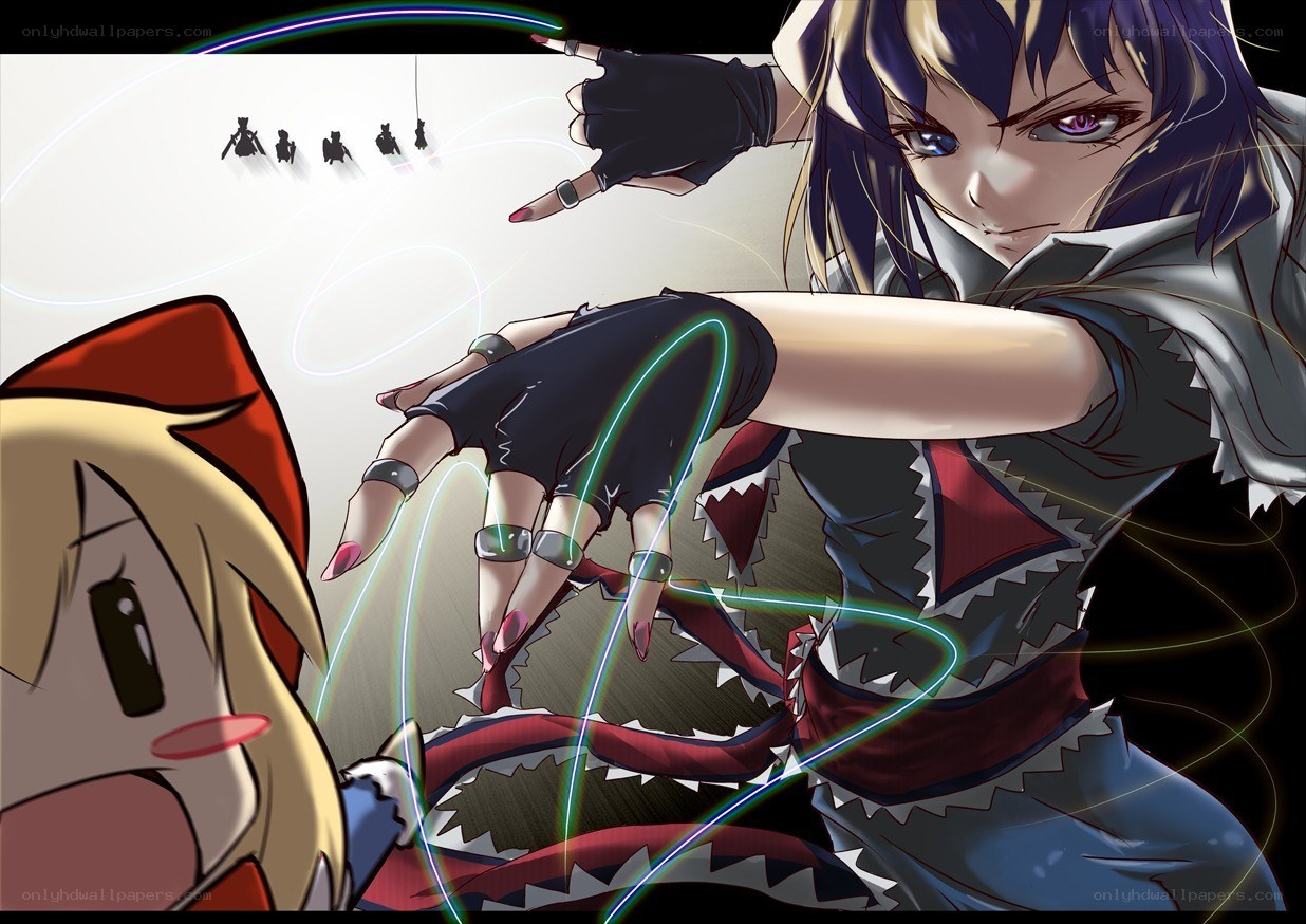 Anime character in action pose