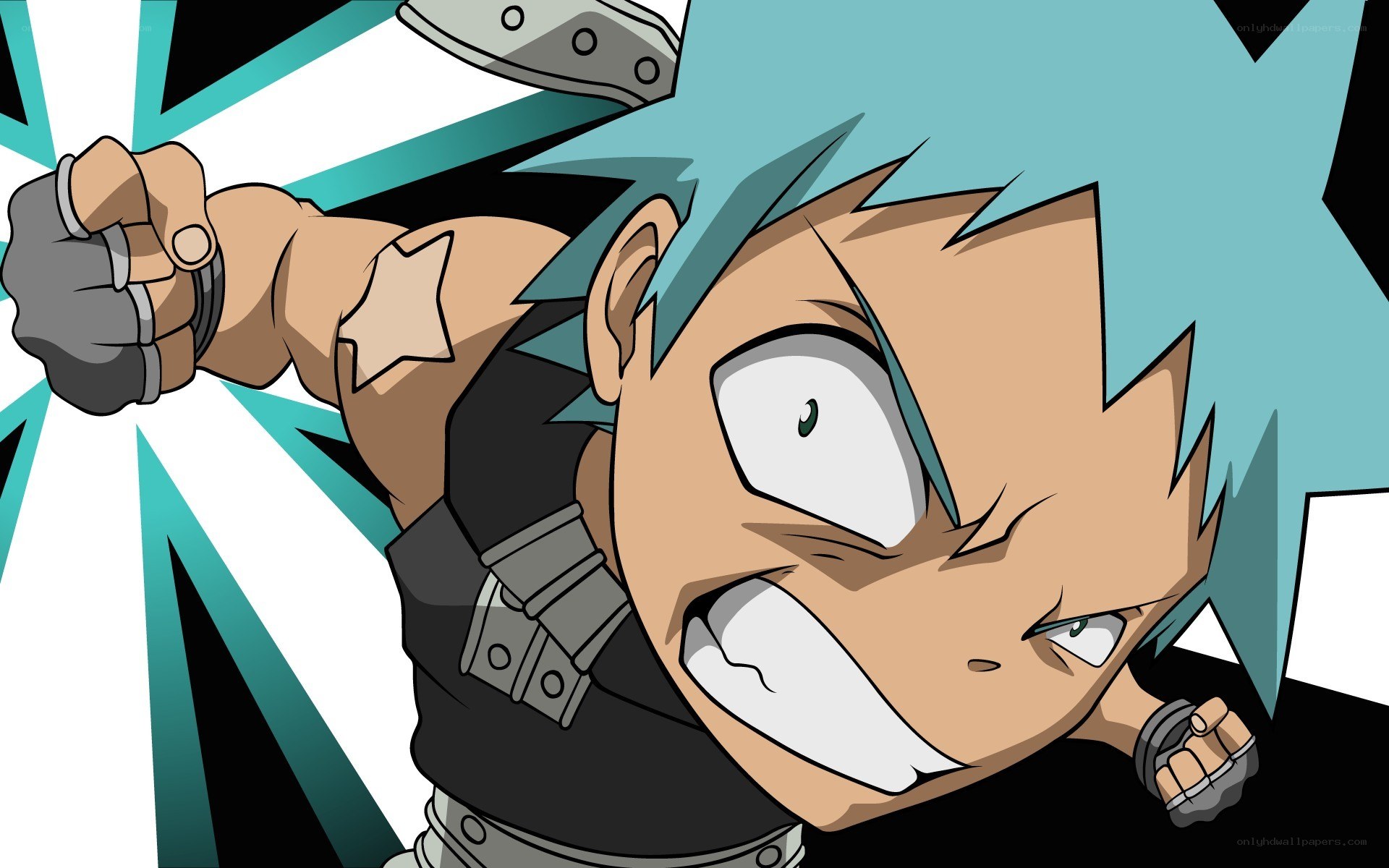 anime character in action pose