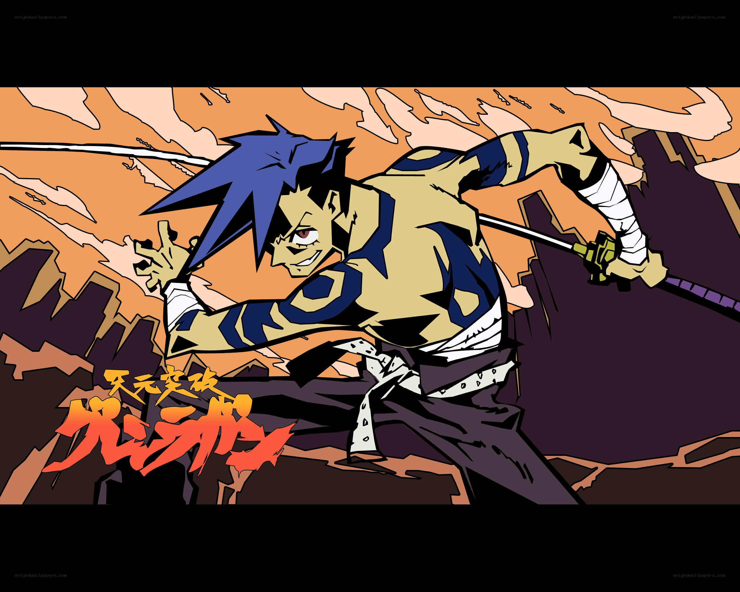 Anime character in action pose