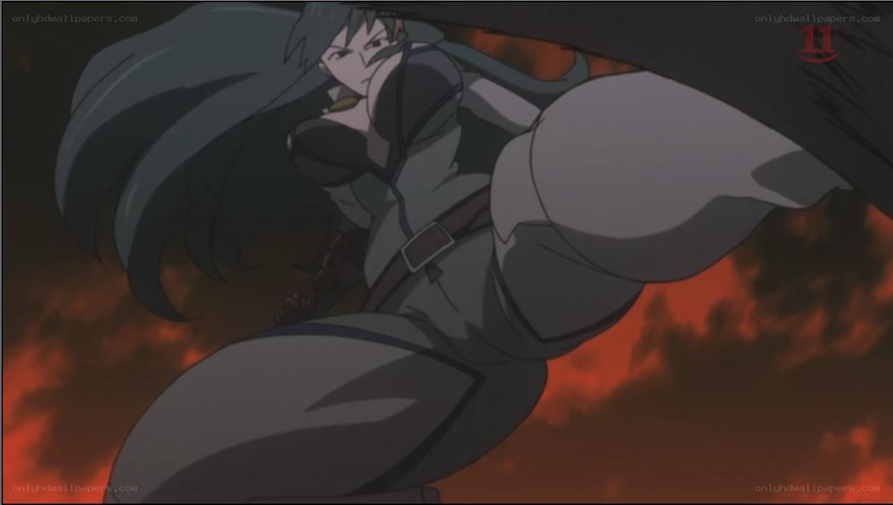 anime character in action pose