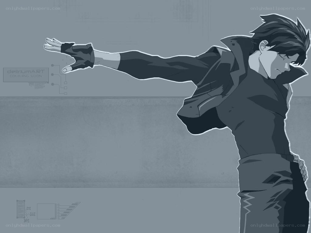 anime character in action pose
