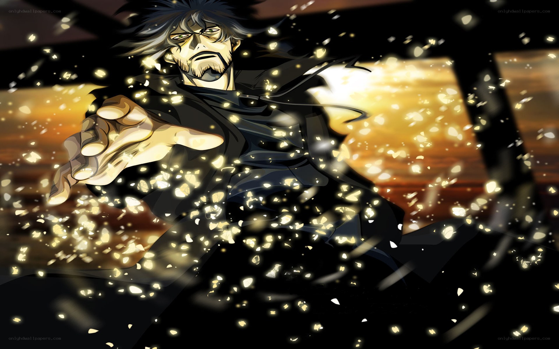 Anime character in action pose