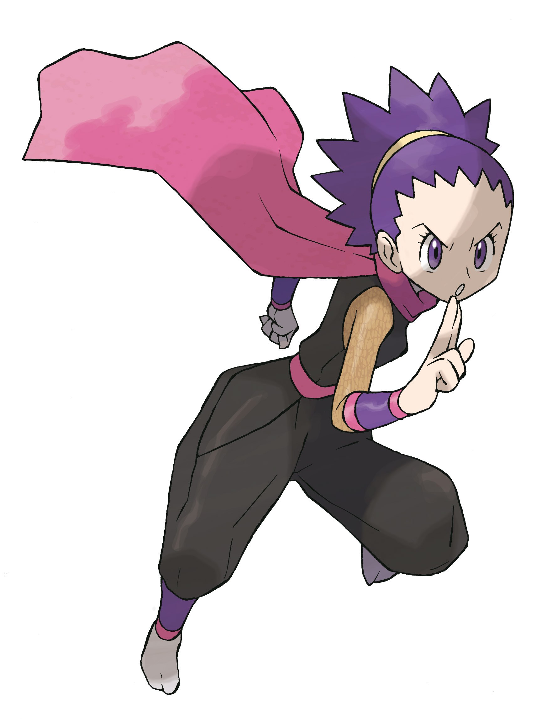 anime character in action pose