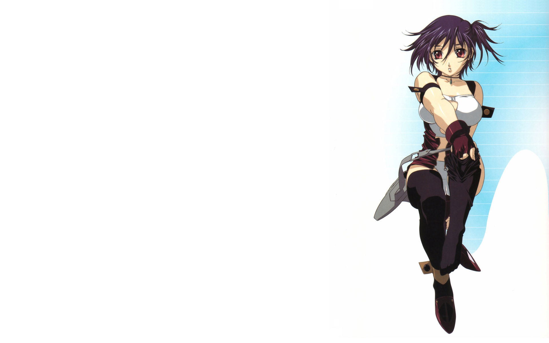 anime character in action pose