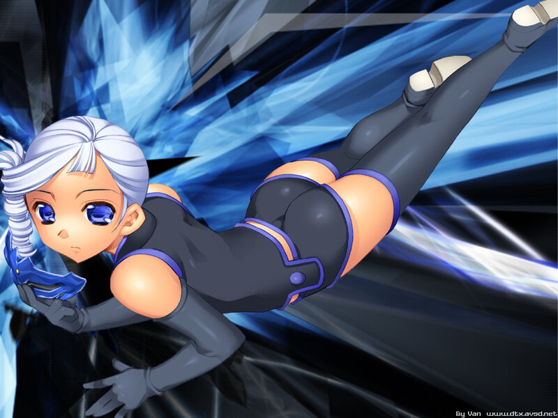 anime character in action pose