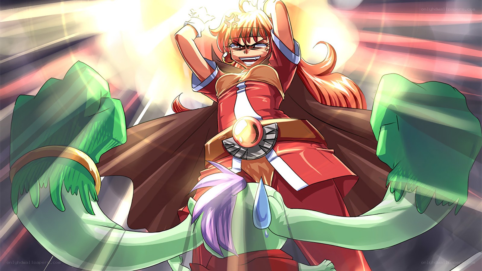 anime character in action pose