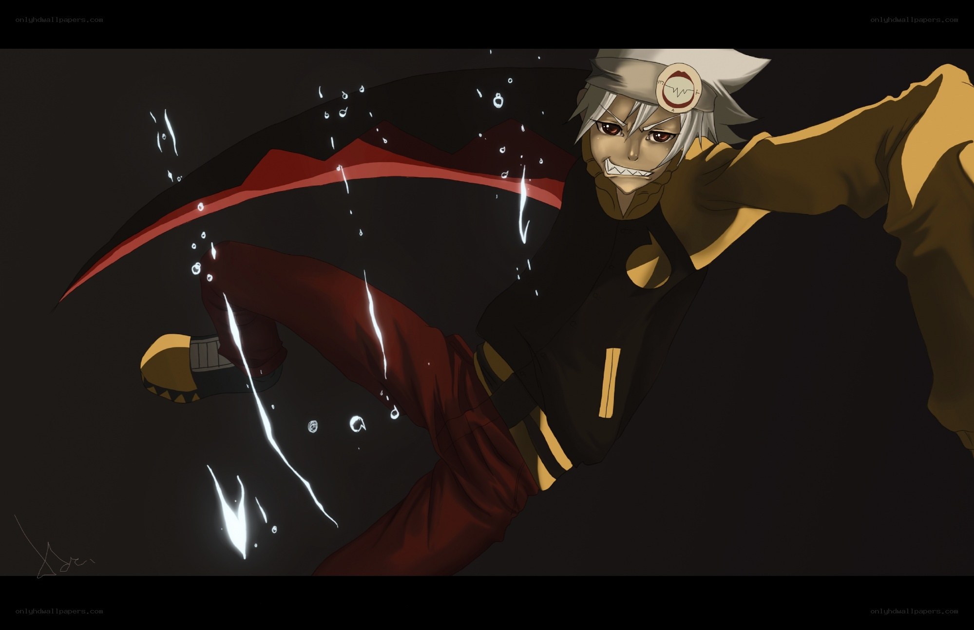 anime character in action pose