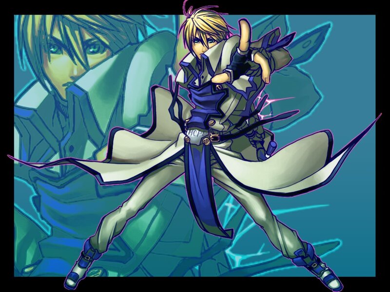 anime character in action pose