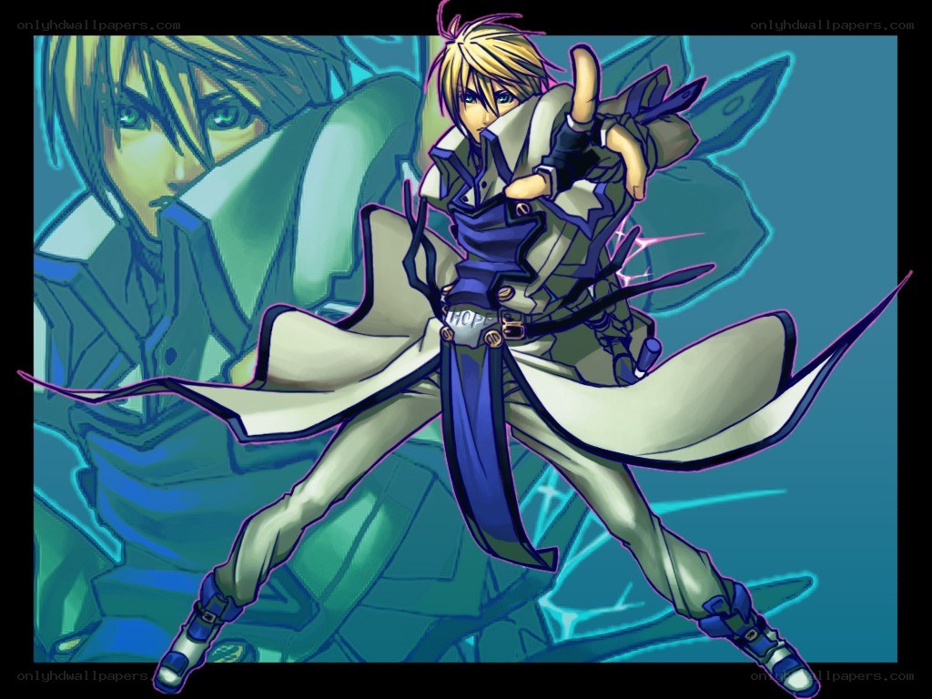 anime character in action pose