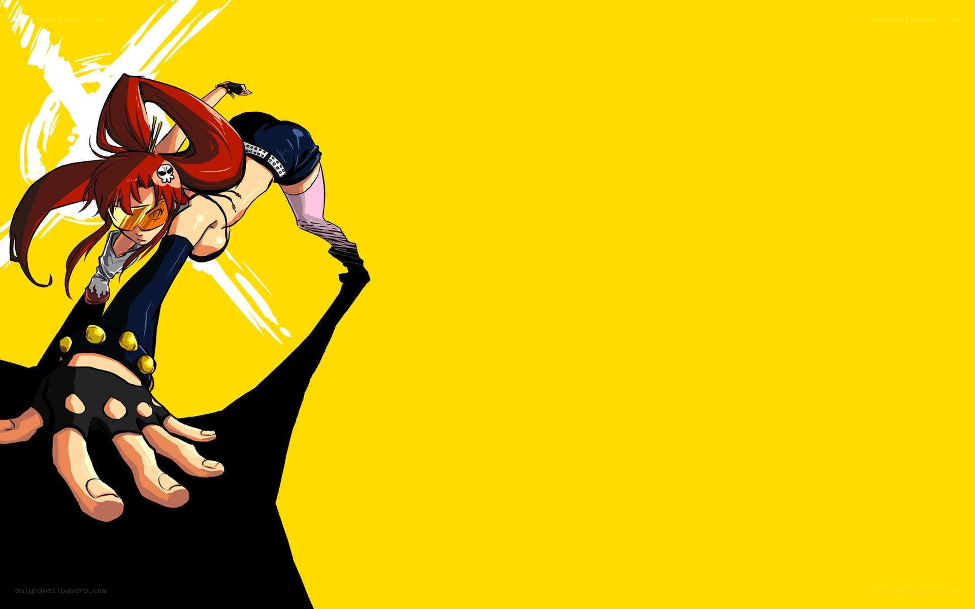 anime character in action pose