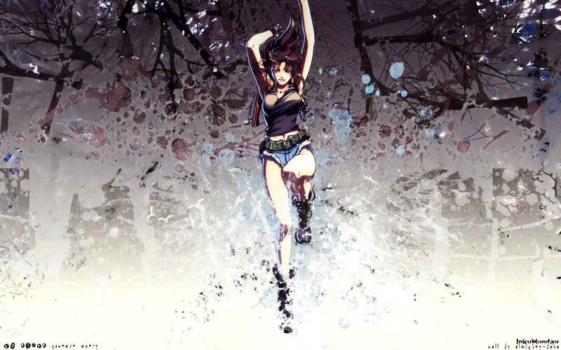 anime character in action pose