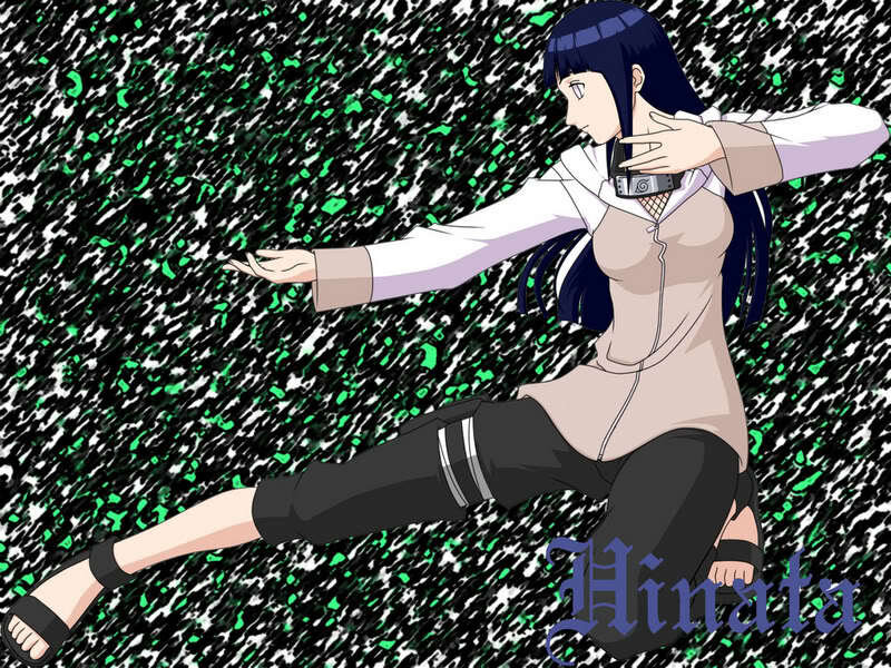 Anime Character in Action Pose — Black