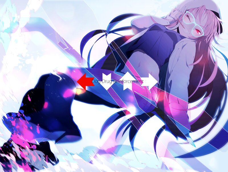 Anime Character in Action — Purple, Dramatic, Digital Art, Glasses