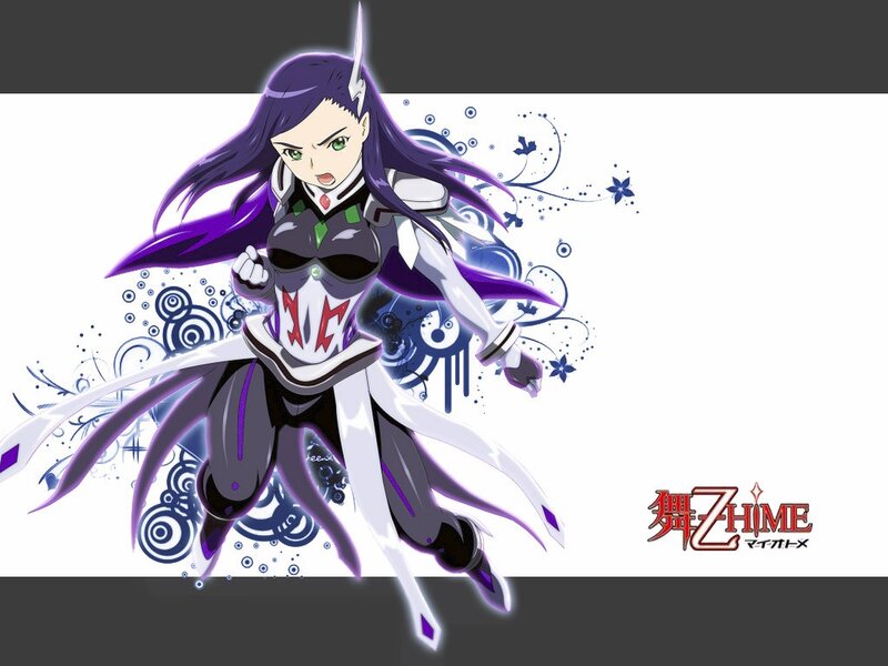 Anime Character in Action — Purple, Dynamic, Purple Hair