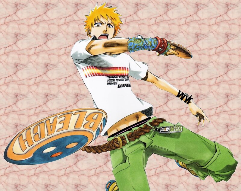 Anime Character in Action — White, Dynamic, Manga