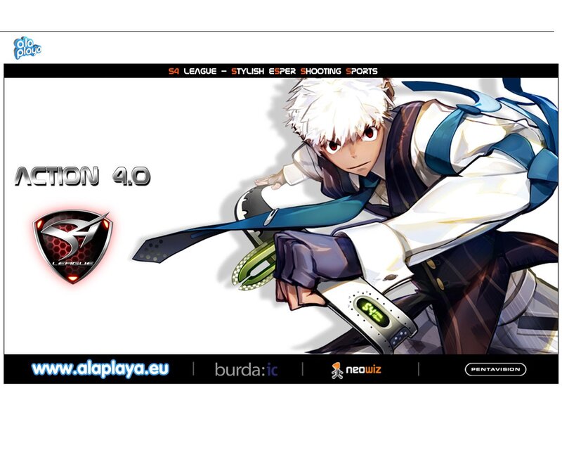 Anime Character in Action — White, Dynamic
