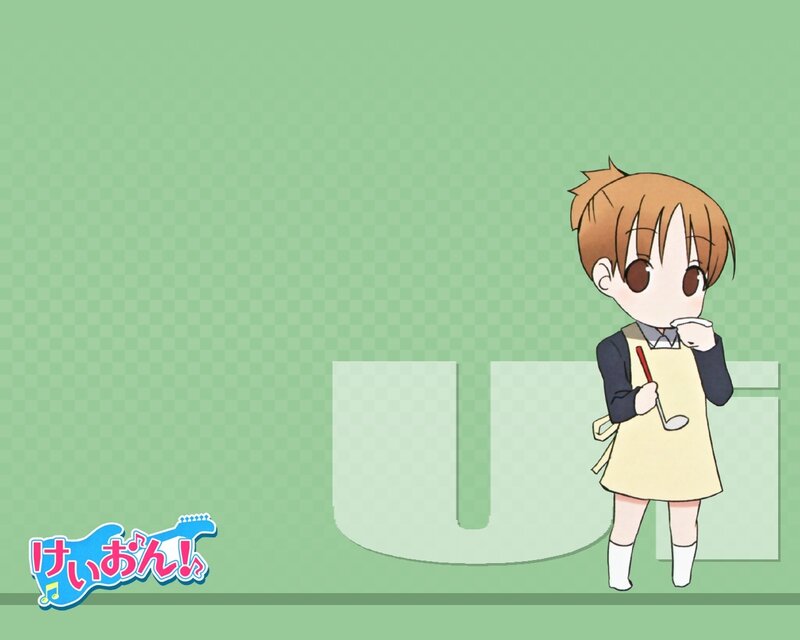 Anime character in apron