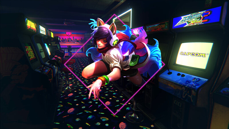 Anime Character in Arcade
