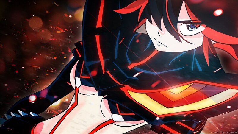 Anime Character in Armor — Black, Dramatic, Sparks, Blue Eyes