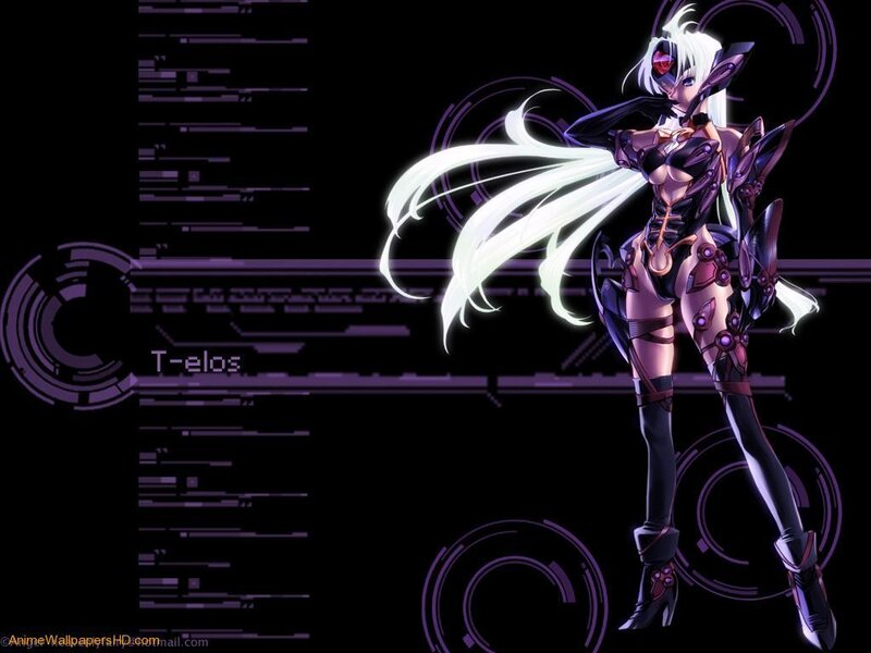 Anime Character in Armor — Black
