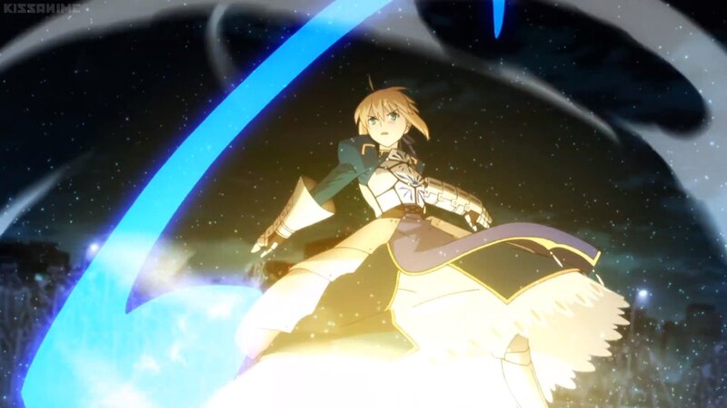 Anime Character in Armor — Blue, Dramatic, Night