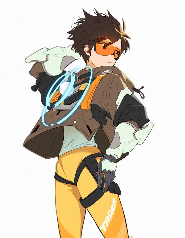Anime Character in Armor — Brown, Confident