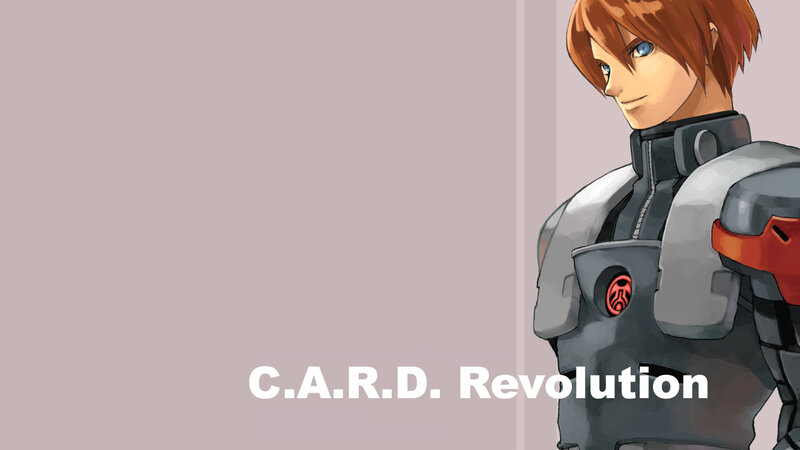 Anime Character in Armor — Gray, Neutral, Red Hair