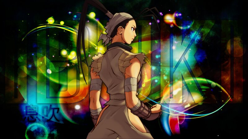 Anime Character in Armor — Green, Dramatic, Weapon