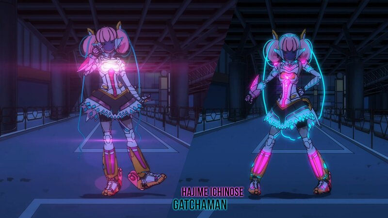 Anime Character in Armor — Pink