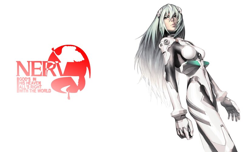 Anime Character in Armor — White, Dramatic, Digital Art
