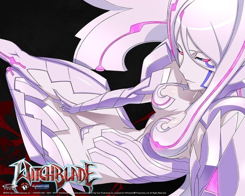 Anime Character in Armor — White
