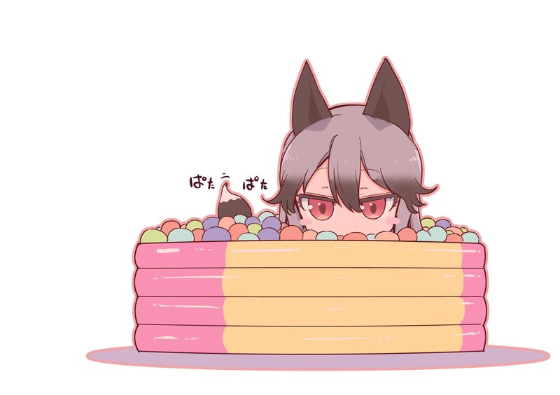 Anime Character in Ball Pit — Pink
