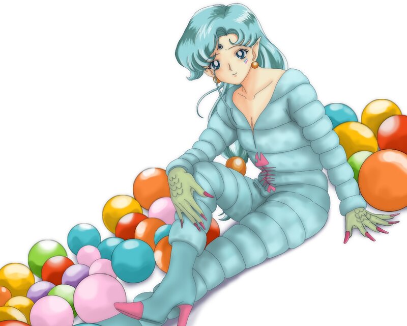 Anime Character in Ball Pit