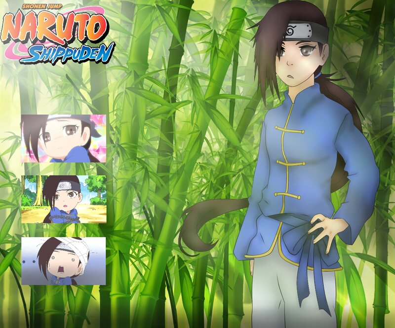 Anime Character in Bamboo