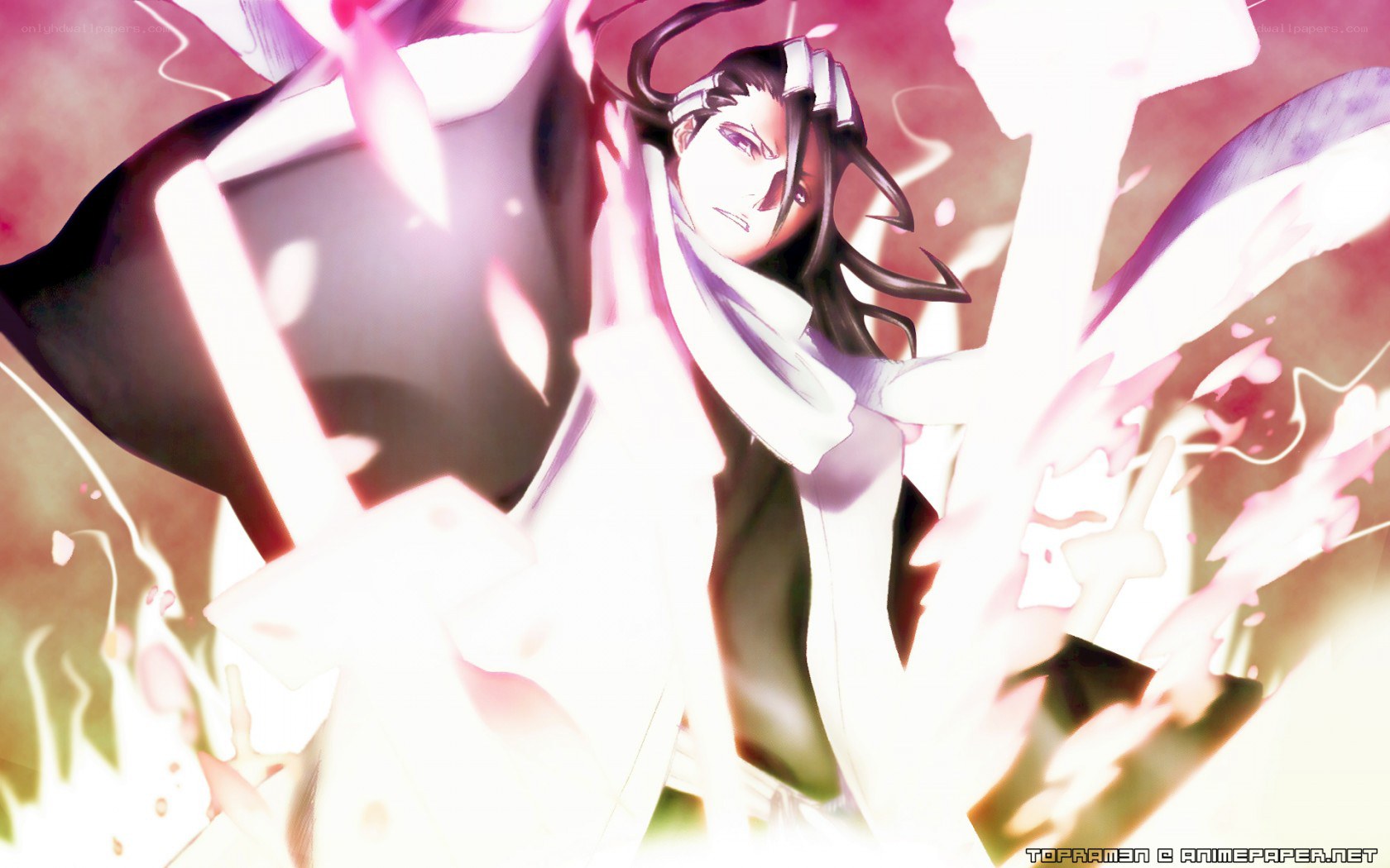 anime character in battle