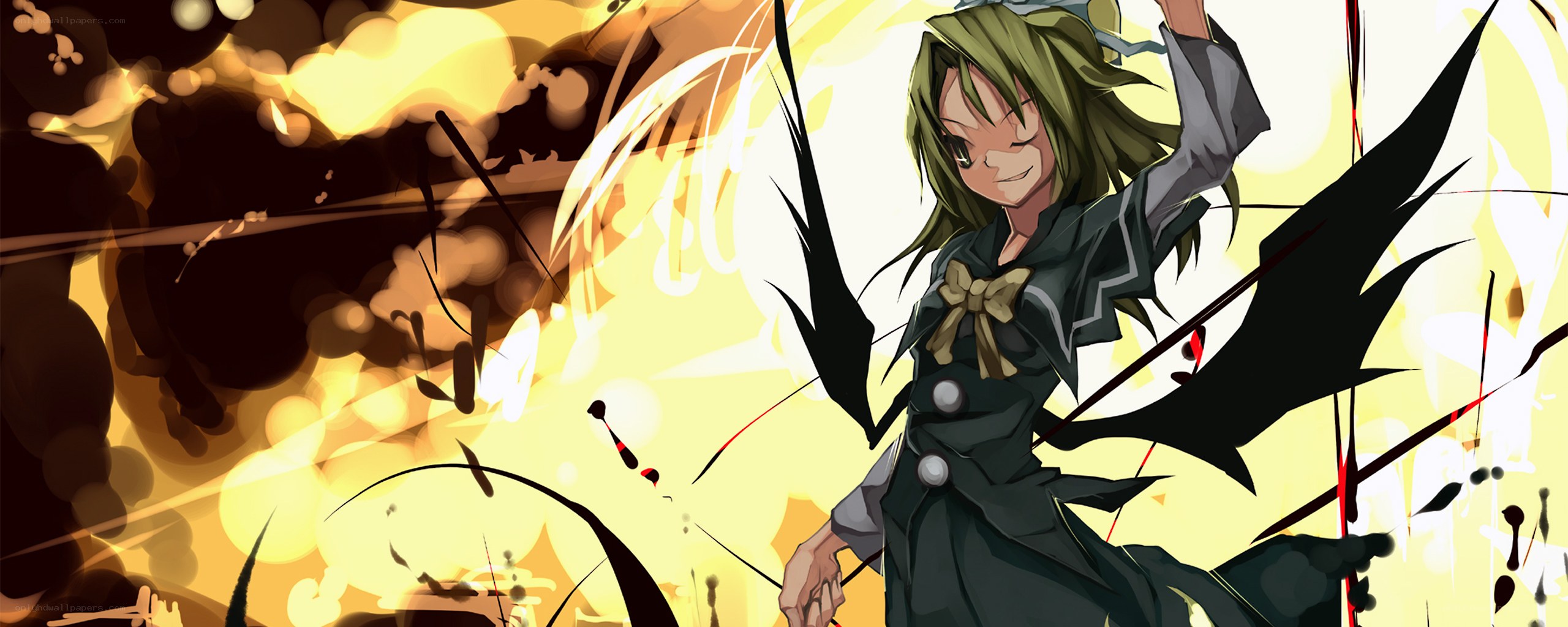 anime character in battle